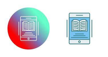 icône de vecteur de livre électronique
