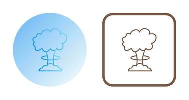 icône de vecteur d'explosion de bombe unique