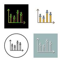 icône de vecteur graphique candidat