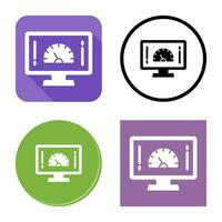 icône de vecteur de test de vitesse