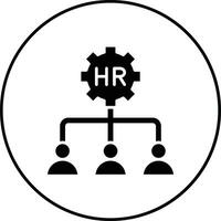 icône de vecteur de ressources humaines