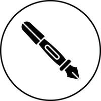 icône de vecteur de stylo plume
