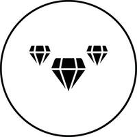 diamants vecteur icône