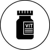 icône de vecteur de vitamines