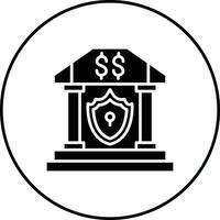 banque Sécurité vecteur icône
