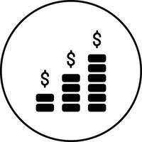 icône de vecteur de revenu