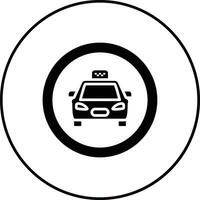 Taxi signal vecteur icône