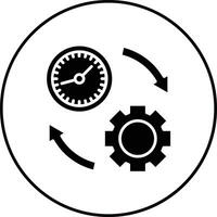 icône de vecteur de gestion du temps