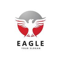 icône de vecteur de modèle de logo oiseau aigle