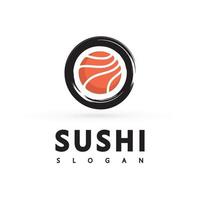 logo icône vecteur icône style bar ou boutique, sushi