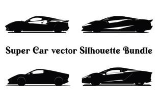 vecteur voiture silhouettes empaqueter, ensemble de voiture vecteur silhouette clipart