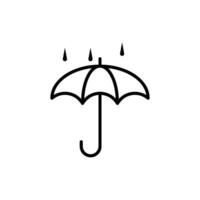 parapluie icône conception vecteur modèles
