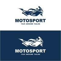 motosport logo icône vecteur illustration conception