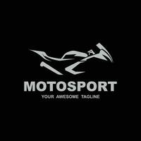 motosport logo icône vecteur illustration conception