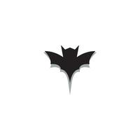 en volant chauve souris silhouette logo conception vecteur modèle illustration