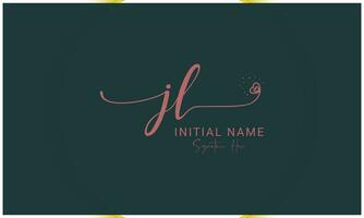jl, lj, j et l initiale lettre luxe prime logo. vecteur