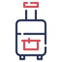 bagage icône illustration, pour uiux, la toile, application, infographie, etc vecteur