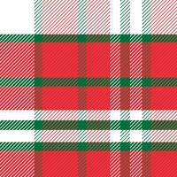 traditionnel Noël plaid modèle - de fête rouge et vert tartan classique à carreaux textile conception pour vacances saison vecteur