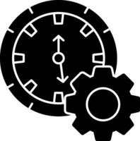 conception d'icône vectorielle de gestion du temps vecteur