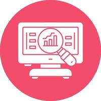 compétitif une analyse vecteur icône conception