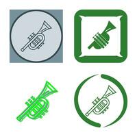 icône de vecteur de trompette