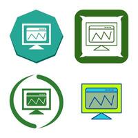 icône de vecteur d'analyse web