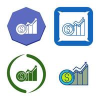icône de vecteur de revenu