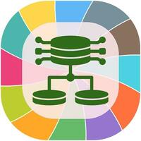 icône de vecteur de données structurées