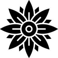 chrysanthème vecteur icône
