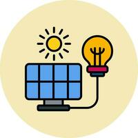 icône de vecteur d'énergie renouvelable