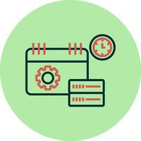 prédictif la modélisation vecteur icône