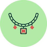 icône de vecteur de collier