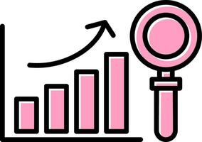 icône de vecteur de croissance