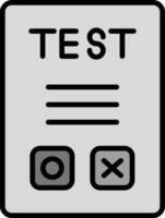 icône de vecteur de test