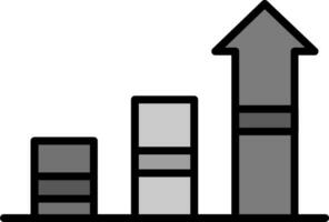 croissance vecteur icône