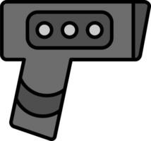thermomètre pistolet vecteur icône