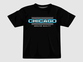 conception de t-shirt de vecteur de chicago...