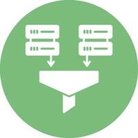 icône de vecteur d & # 39; extraction de données