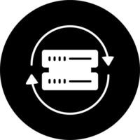 Les données transformation vecteur icône