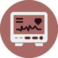 icône de vecteur d'électrocardiogramme