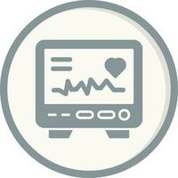 icône de vecteur d'électrocardiogramme