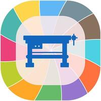 icône de vecteur de banc de travail