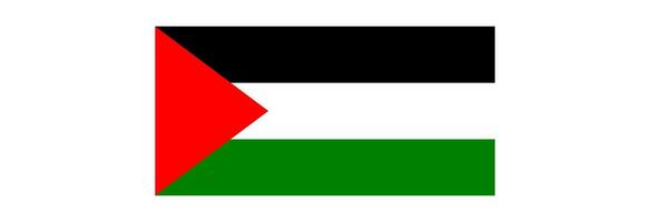 drapeau de la palestine. vecteur