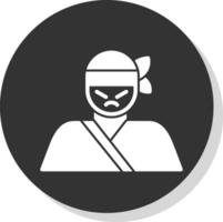 ninja vecteur icône conception