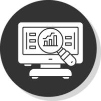 compétitif une analyse vecteur icône conception