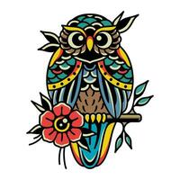 conception de vecteur illustration hibou