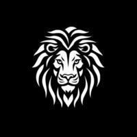 Lion - minimaliste et plat logo - vecteur illustration