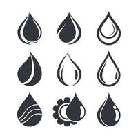 images de logo de goutte d'eau vecteur