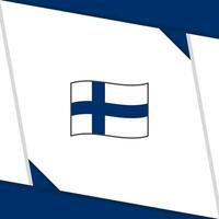 Finlande drapeau abstrait Contexte conception modèle. Finlande indépendance journée bannière social médias poste. Finlande indépendance journée vecteur
