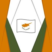 Chypre drapeau abstrait Contexte conception modèle. Chypre indépendance journée bannière social médias poste. Chypre Contexte vecteur
